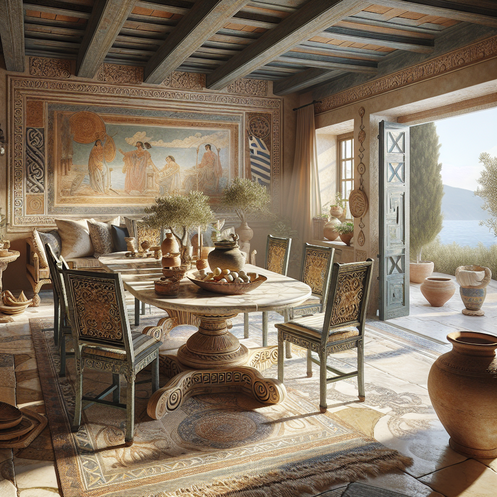 Mεσογειακή Κομψότητα: Μεταμορφώστε το Σπίτι σας με Ελληνικά Έπιπλα!
