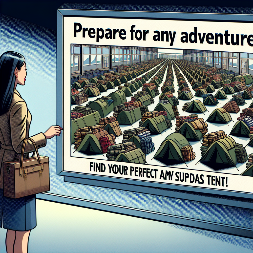 Prepare for Any Adventure: Find Your Perfect Army Surplus Tent!