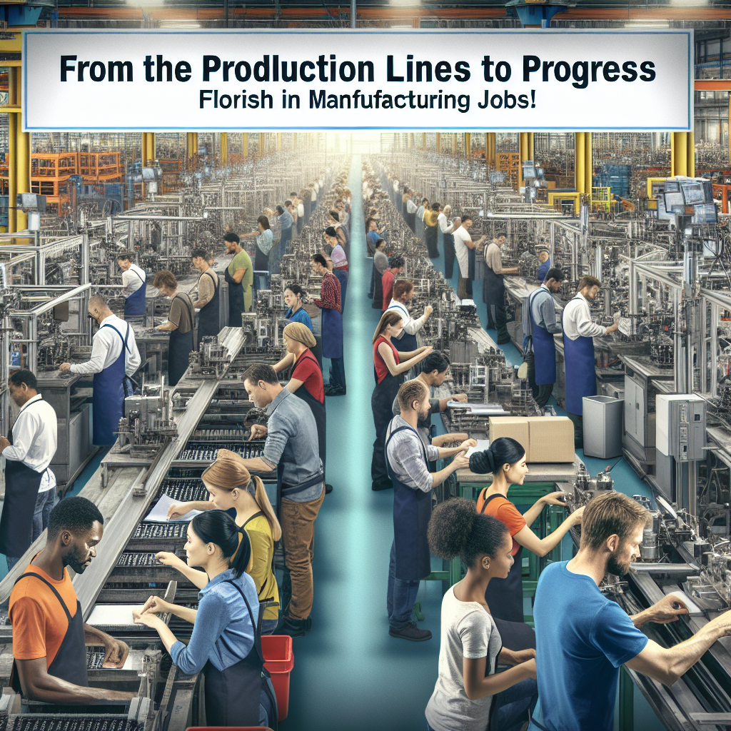 من خطوط الإنتاج إلى التقدم: ازدهر في وظائف التصنيع!