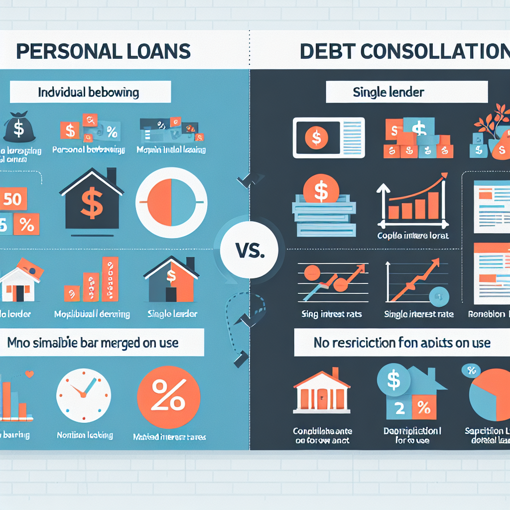 Understanding the Difference Between Personal Loans and Debt Consolidation Loans