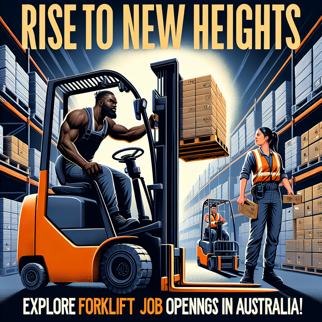Rise to New Heights: Explore Forklift Job Openings in Australia!