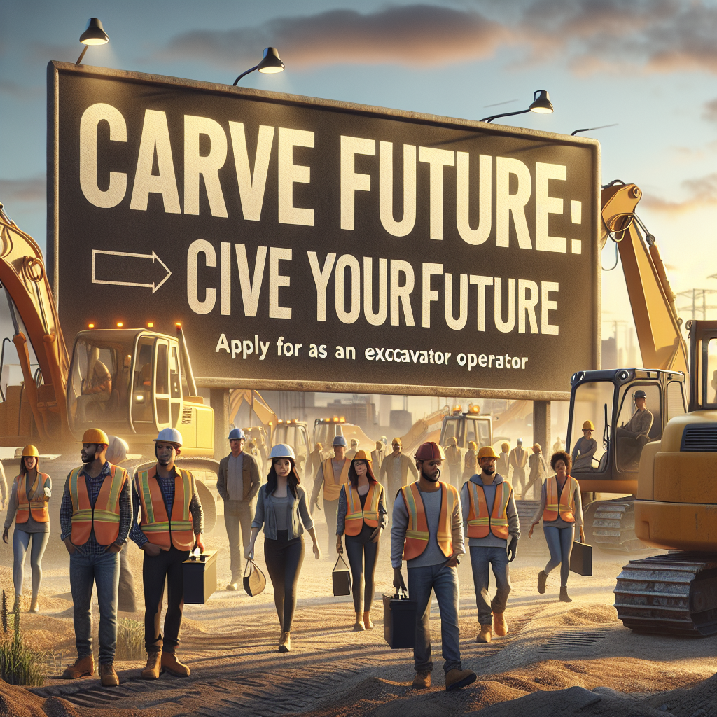 Creusez votre avenir : Postulez pour des emplois d'excavatrice et plongez dans de nouvelles opportunités !