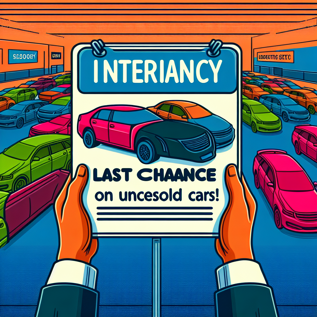 Alerta Última Chance: Aproveite a Oportunidade com as Ofertas em Carros Não Vendidos!