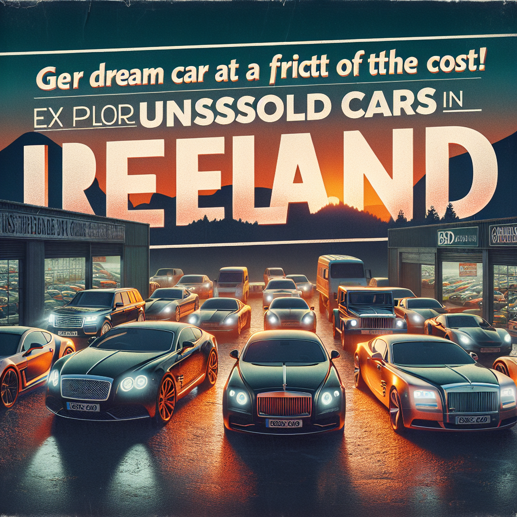 Get Your Dream Car at a Fraction of the Cost! Explore Unsold Cars in Ireland Now!